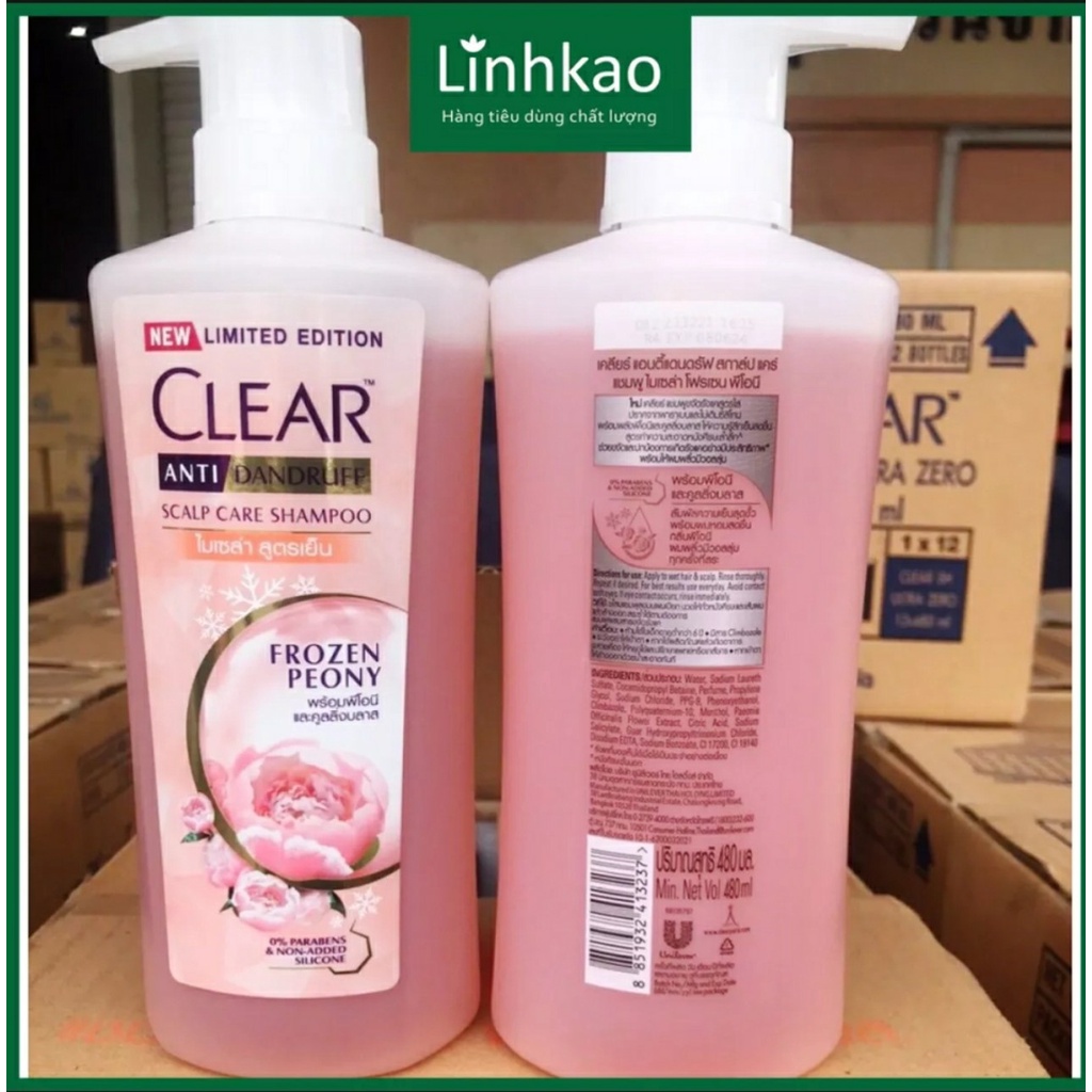 Dầu gội Clear 480g mẫu mới
