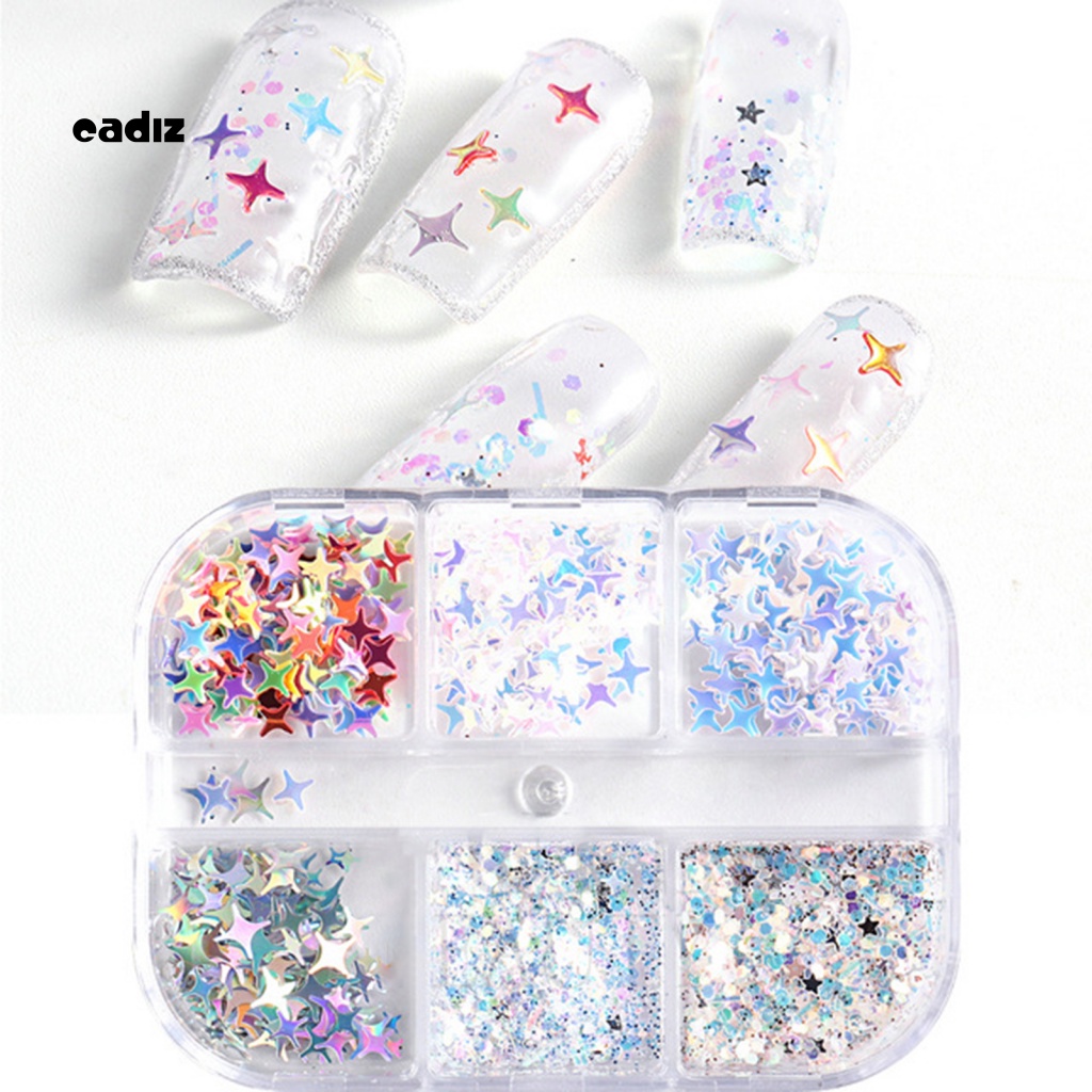 Phụ Kiện Kim Sa Lấp Lánh Trang Trí Móng Tay Thân Thiện Với Môi Trường