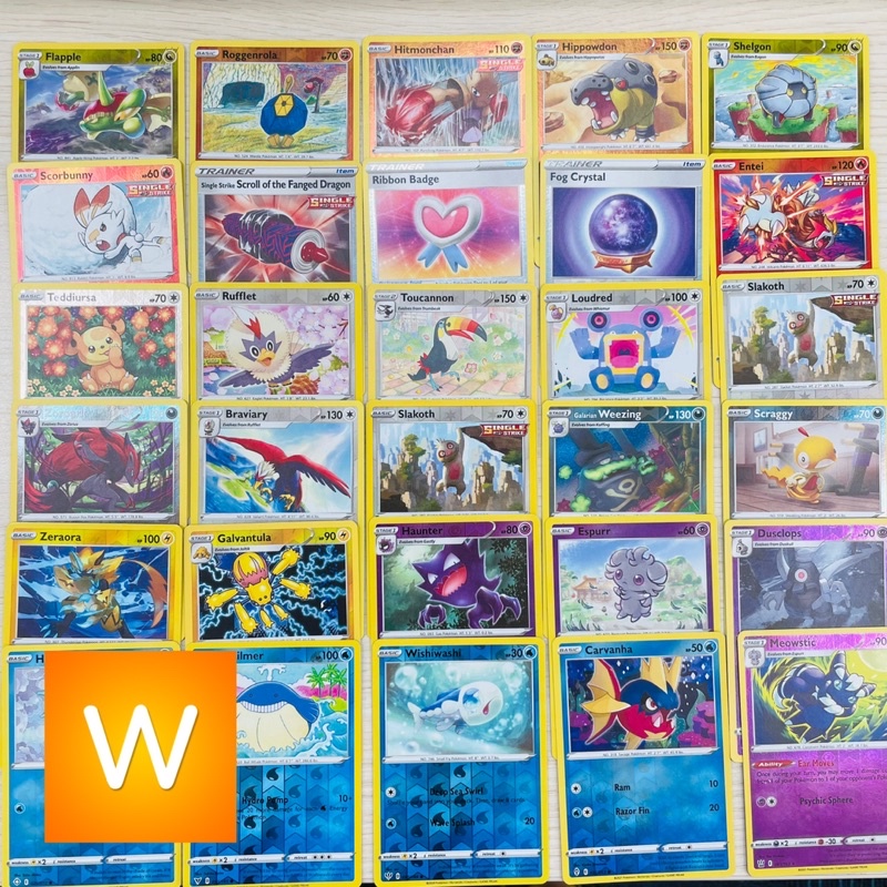 Thẻ bài Reverse Holo Pokemon *Chính Hãng*