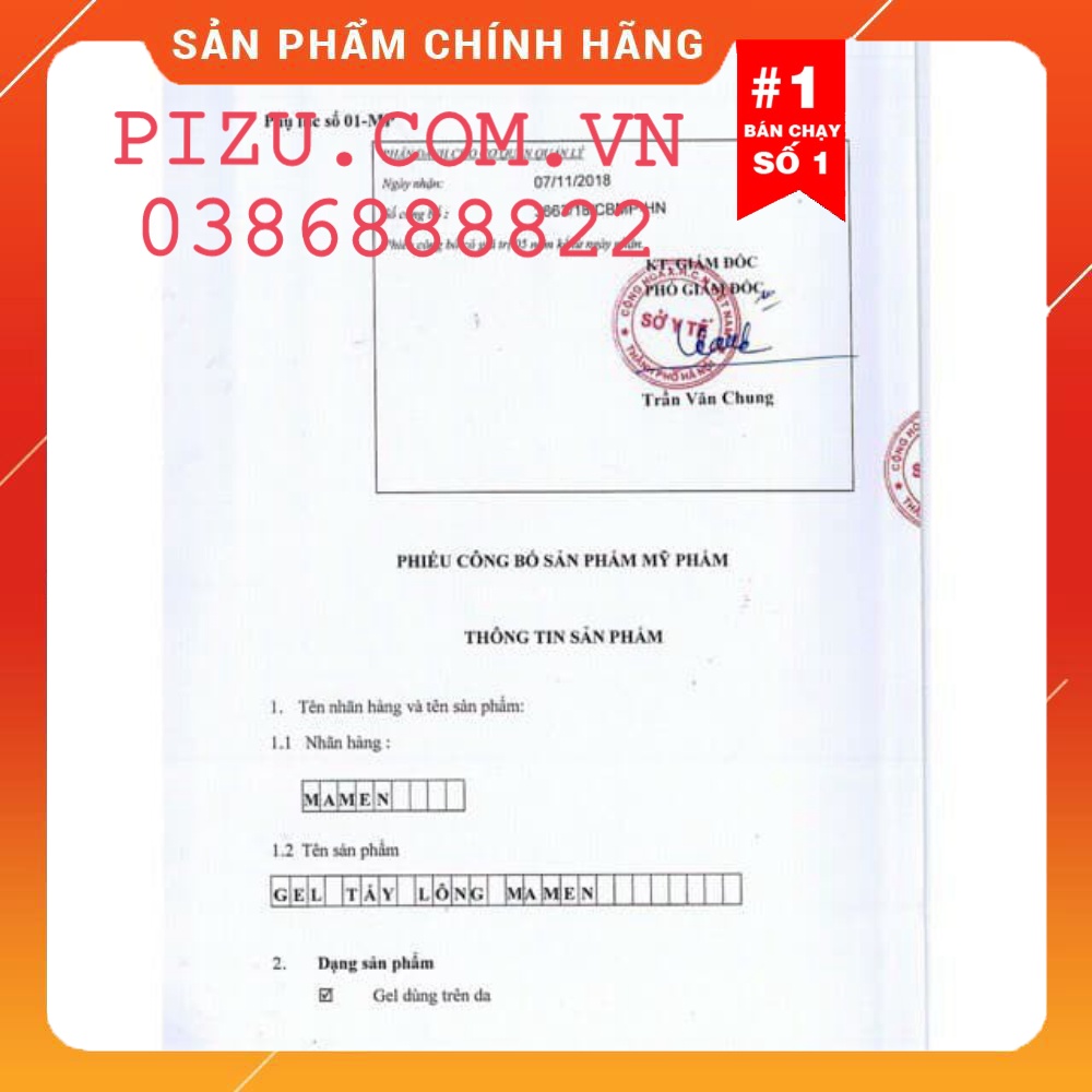 COMBO TẨY LÔNG MAMEN SHOP THÊ HỆ MỚI TẶNG CAO TRIỆT