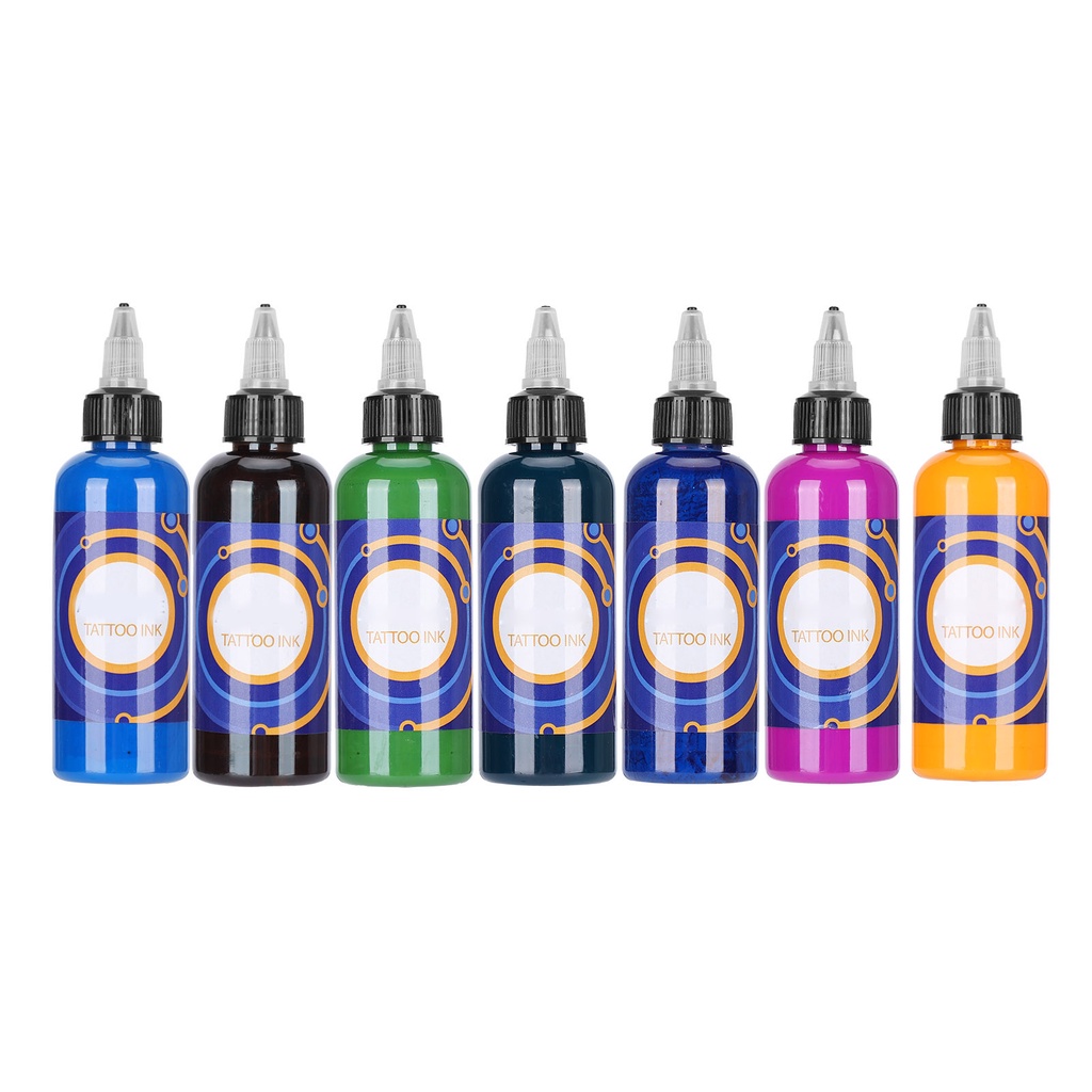 Mực vẽ xăm cơ thể tạm thời lên màu nhanh lâu dài chuyên nghiệp 90ml