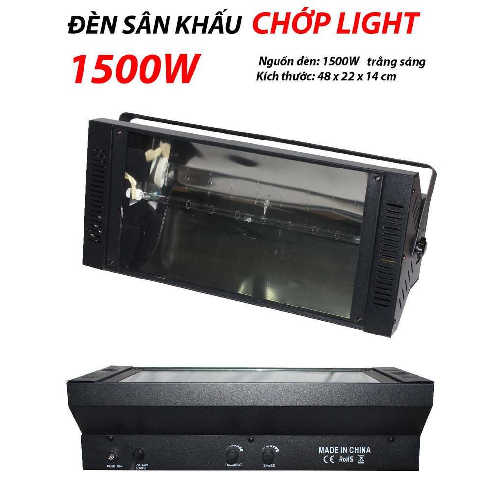 Đèn sân khấu chớp light 1500W