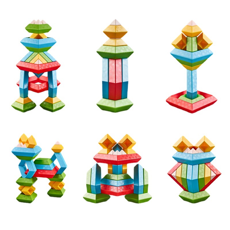 Bộ Đồ Chơi Lắp Ráp Kim Tự Tháp Cho Bé Trai 3-6 Tuổi