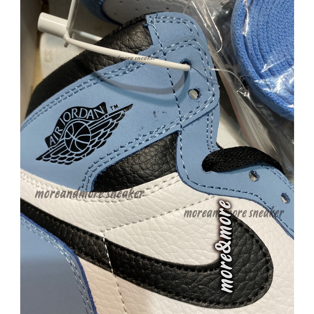 [More&amp;More] Giày Sneaker Cổ cao JD 1 University Blue x OG chất lượng nguyên bản MS2252