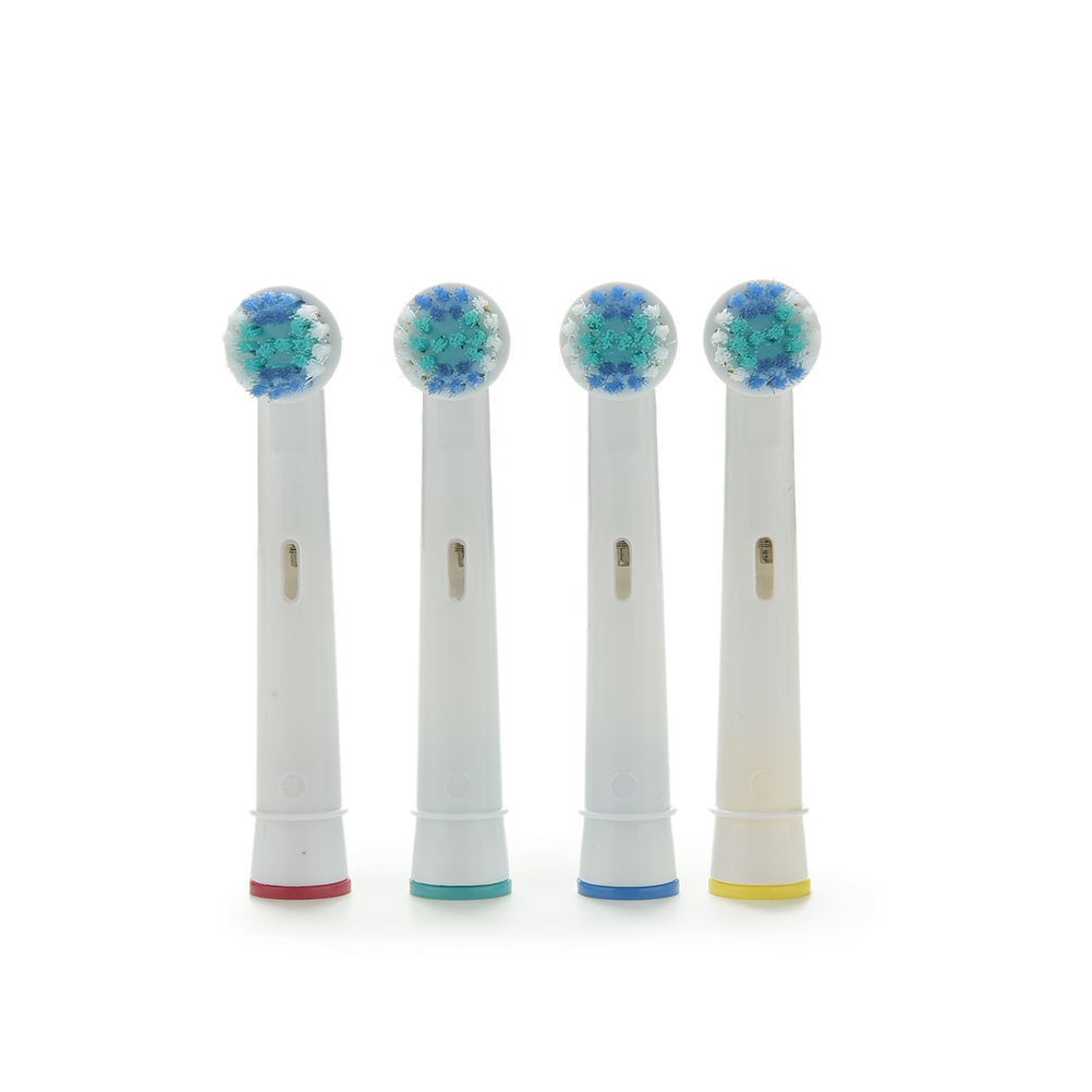 [extremewellknownsuper]New 4pcs EB17-4 Electric Toothbrush Heads Replacement For Braun Oral B White