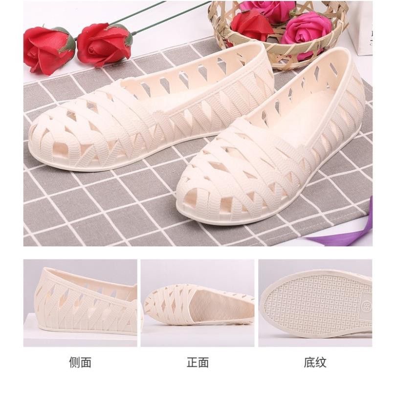 Giày Đi Mưa Thời Trang Nữ Siêu Dễ Thương Dạng Đan Ô | BigBuy360 - bigbuy360.vn