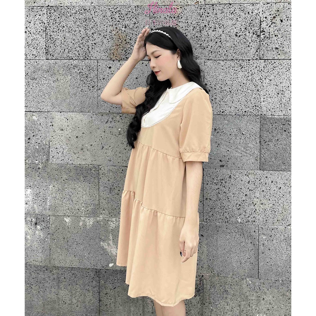 Đầm bầu Babydoll HINATA - phối nơ dễ thương DB033