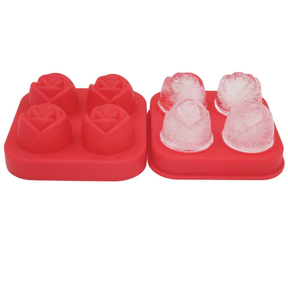 Khuôn Làm Đá / Cocktail Bằng Silicone Họa Tiết 3D