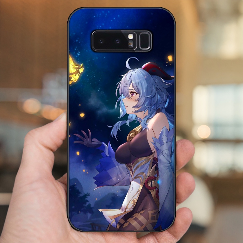 Ốp lưng Samsung Note 8 viền đen in hình Ganyu Genshin Impact