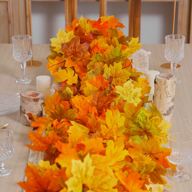 Set 50 Lá Phong Giả Treo Tường Trang Trí