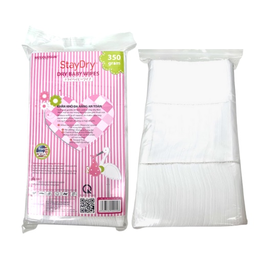 Khăn Khô Đa Năng Stay Dry AquaStar khăn lau chăm sóc cơ thể bé tiện dụng an toàn