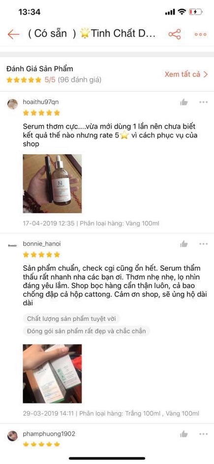 100ml Tinh chất dưỡng trắng căng bóng da Ample:N Peptide Shoot Ampoule