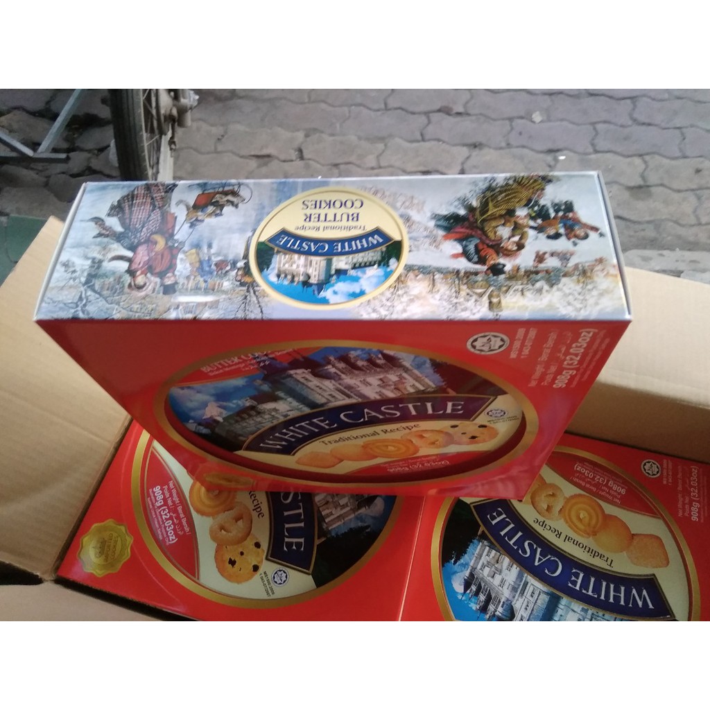 Bánh quy bơ White Castle hộp thiếc 908g
