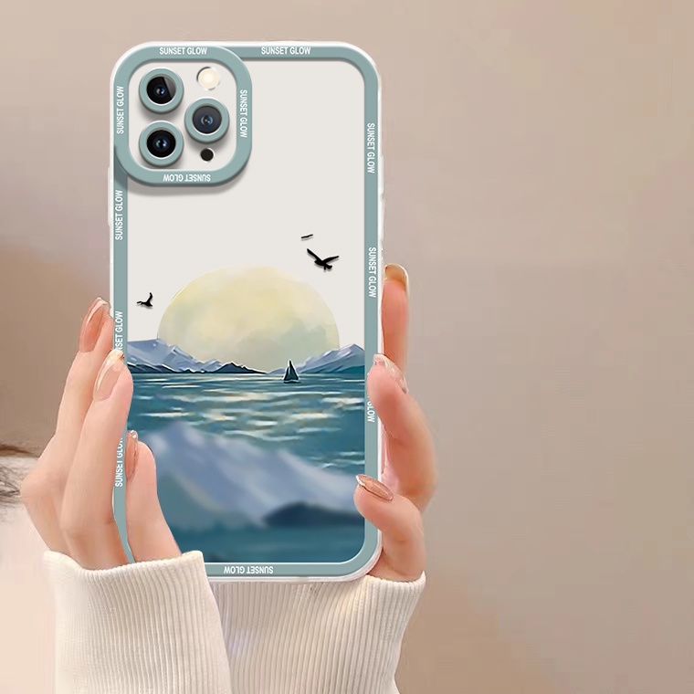 Ốp Điện Thoại Silicon TPU Mềm Trong Suốt Chống Sốc Thời Trang Cho IPhone 13 Pro Max 12 11 XS Max XR X 8 7 6 6s Plus