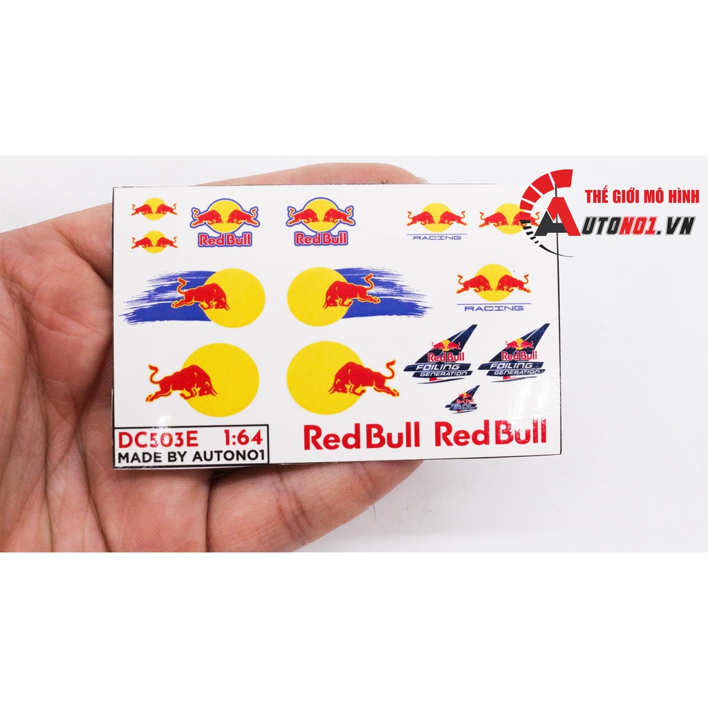 DECAL NƯỚC HÃNG COCA COLA - PEPSI - PIKACHU - REDBULL- DOREMON CHO XE 1:64 AUTONO1 DC503