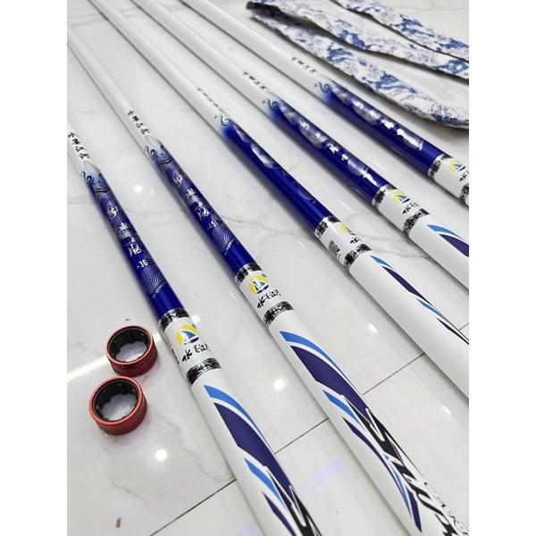 Cần câu tay Hoa Mực Nước TH2 6H chính hãng tặng kèm nhẫn và ngọn phụ