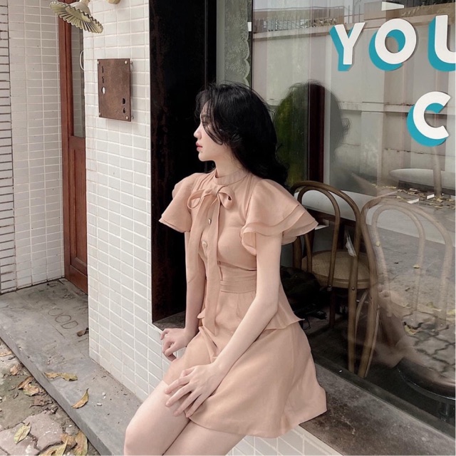Váy tơ tiểu thư