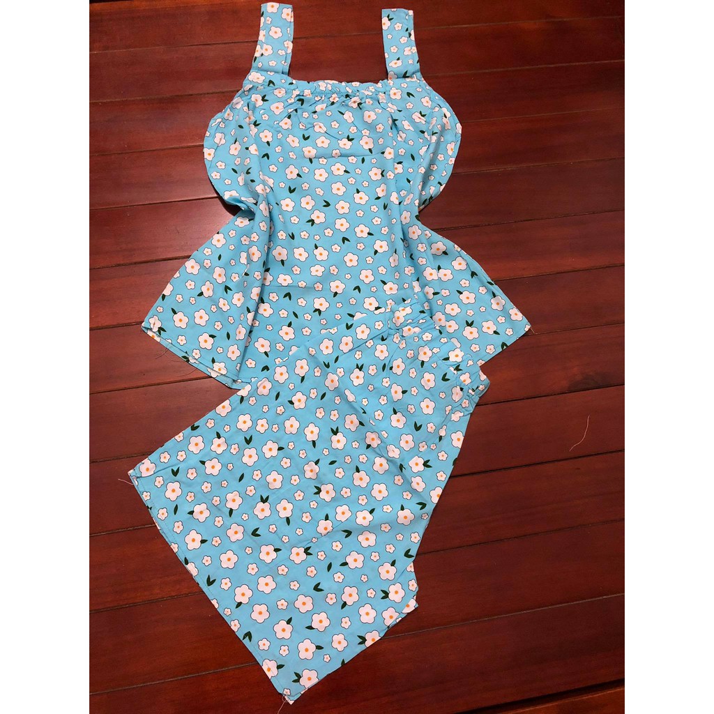 Đồ bộ đùi lanh, bộ đồ ngủ nữ[FREESHIP] đồ lanh đùi dây bảng, vải dầy,mền mịn,mặc mát, thấm hút mồ hôisize 45-65kg