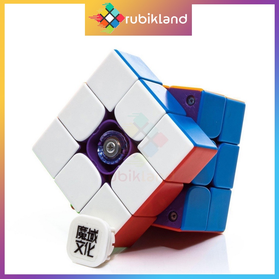 Rubik 3x3 WR M 2021 Maglev Nhựa Tím MoYu Nam Châm Dòng Cao Cấp Flagship Rubic 3 Tầng Stickerless Đồ Chơi Trí Tuệ Trẻ Em