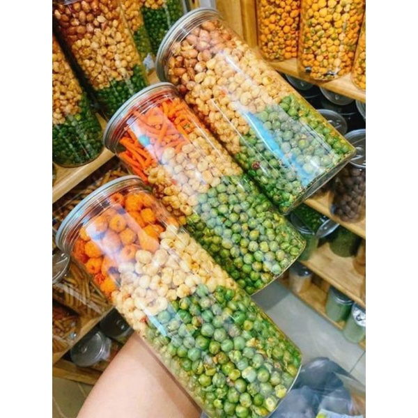 [hàng thật] [ảnh tự chụp][siêu sale]Đậu hà lan mix bắp mắm tỏi ớt_Pet 500gram
