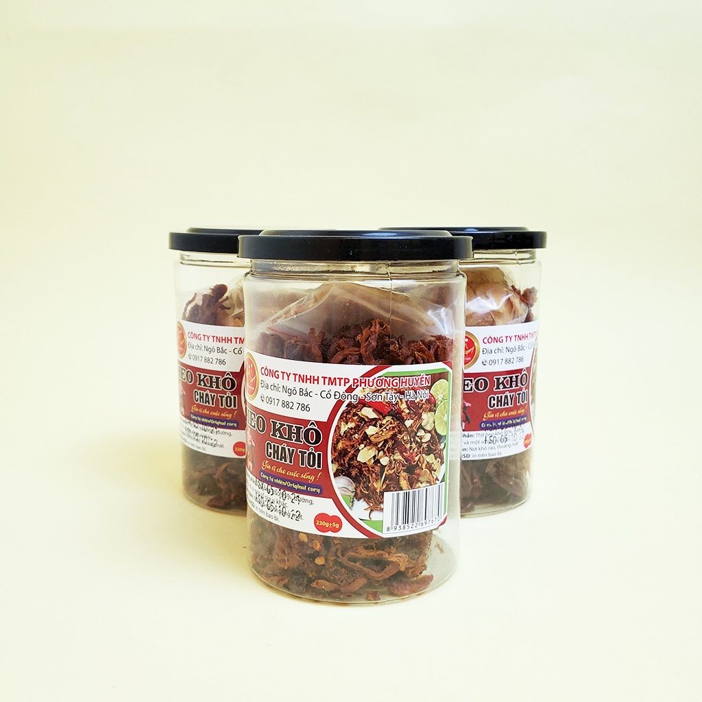 Khô Heo cháy tỏi sợi nhỏ loại 1 hũ 230g | BigBuy360 - bigbuy360.vn