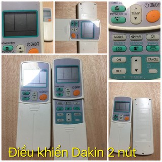 Remote điều hòa Daikin 2 nút