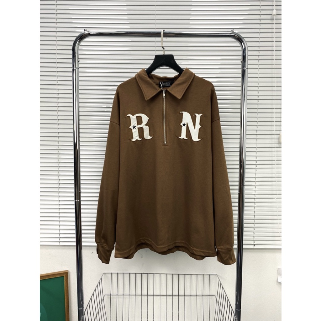 Áo Sweater Unisex khóa cổ RN by Yuna Unisex