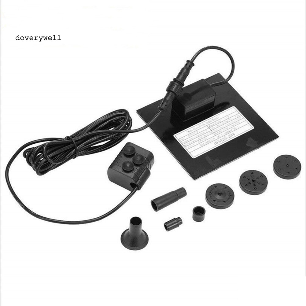 Bộ Vòi Phun Nước Cho Hồ Nước Dùng Năng Lượng Mặt Trời