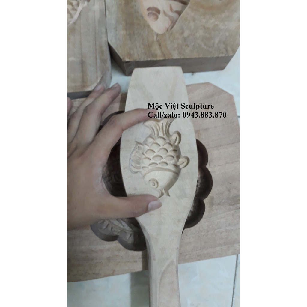 KHUÔN BÁNH GỖ CÁ CUTE