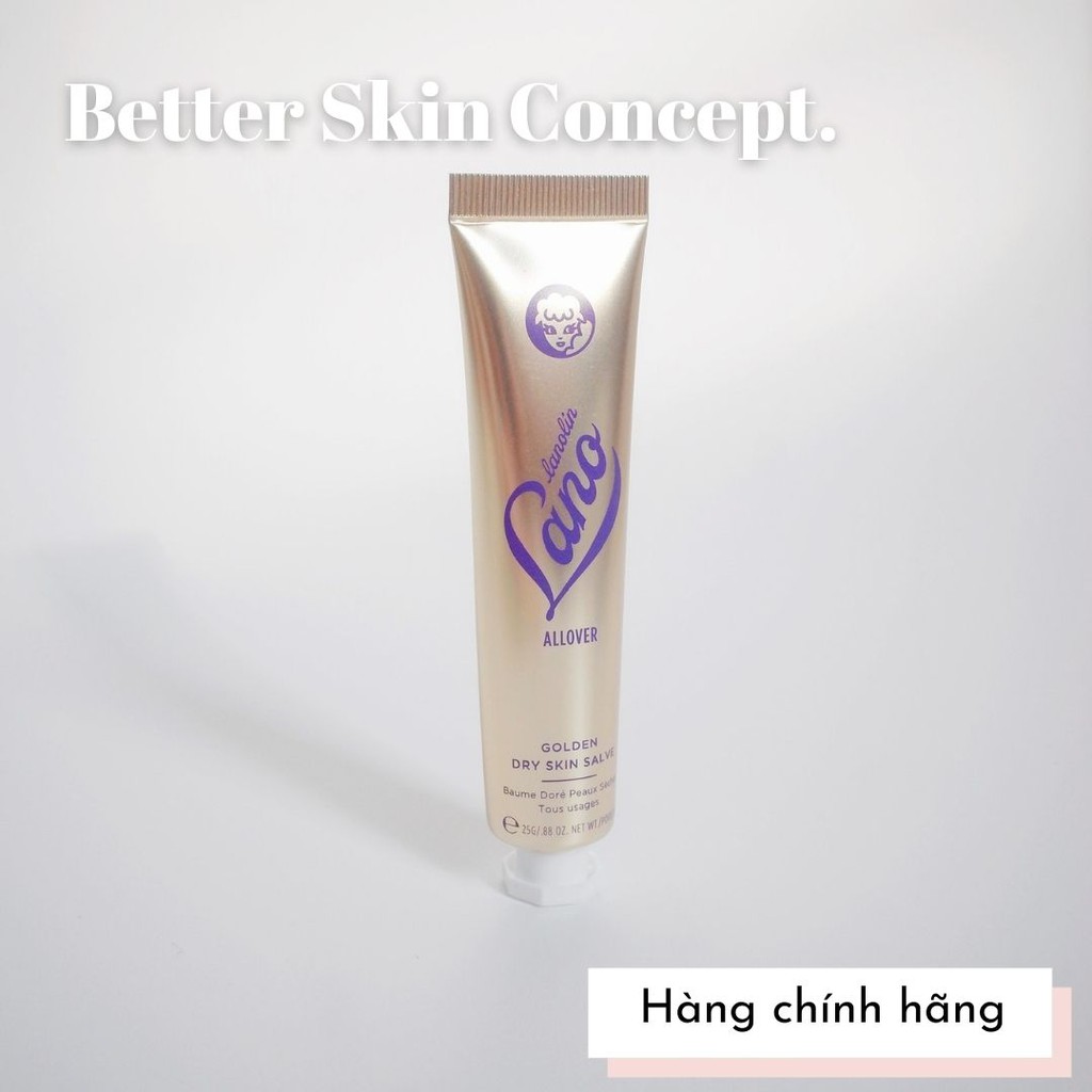 Lanolips Golden Salve - Kem dưỡng cho da siêu khô/bệnh từ Lanolin