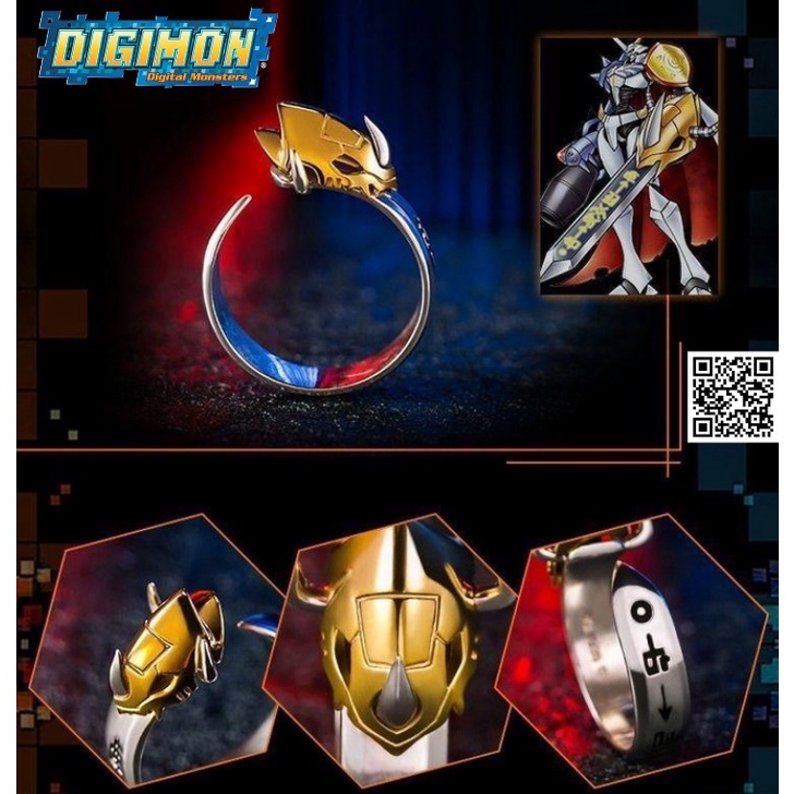 Mô hình Nhẫn Digimon WarGreymon khủng long máy Mega siêu cực Omegamon 1844