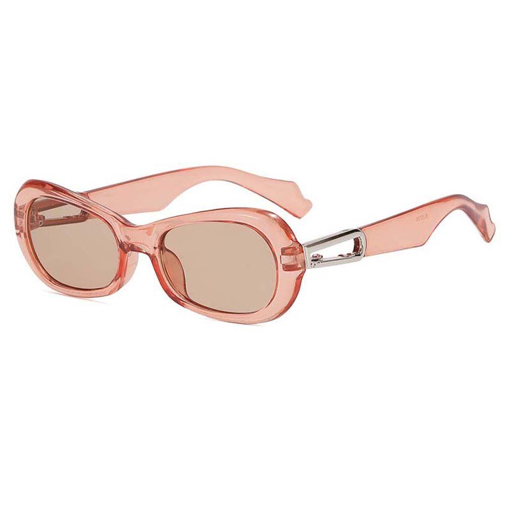 Kính Mát Gọng Oval Họa Tiết Da Báo Màu Trắng / Đen Phong Cách Hip Hop Hàn Quốc Thời Trang Cho Nam