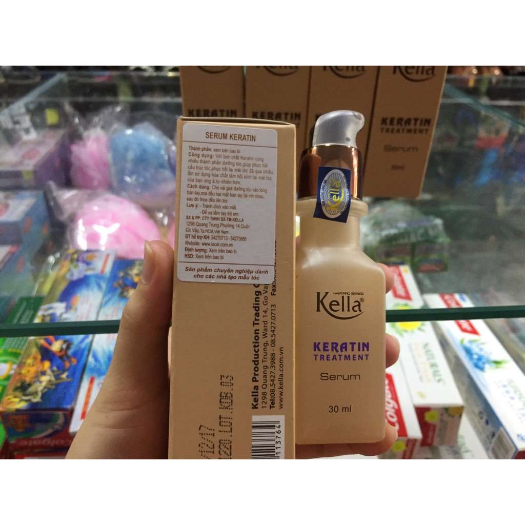 Serum dưỡng tóc KELLA Keratin Treatment 30ml