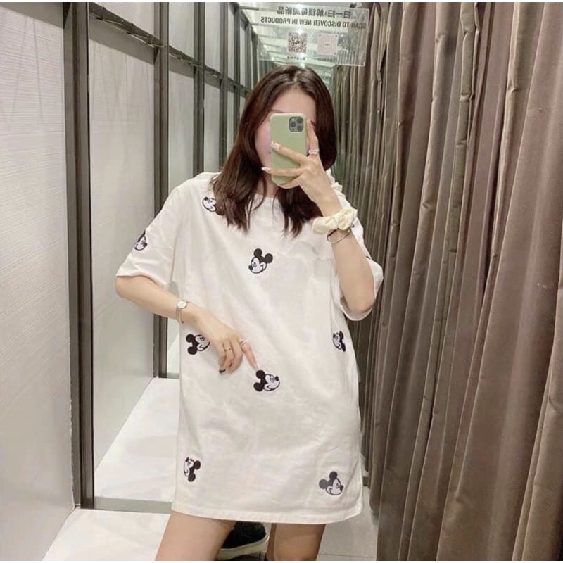 Váy suông cotton Zara size S