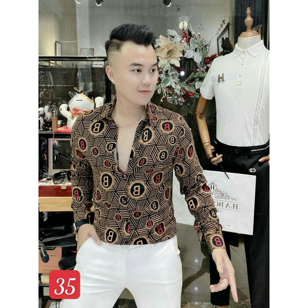 ÁO SƠ MI DÀI TAY NAM HỌA TIẾT CỰC ĐẸP - PHONG CÁCH