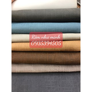 Vải phi bóng may rèm cửa cản nắng tốt