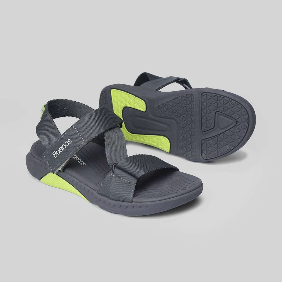 GIÀY SANDAL ĐI HỌC - BUENAS CHÍNH HÃNG F7 NÂU XANH SIZE 39, 40, 41, 42, 43 [GIÀY SANDAL NAM NỮ]