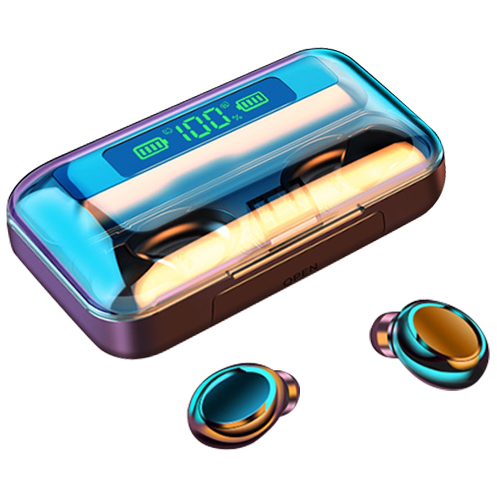Tai nghe không dây SPRISE F9 2000mAH chống nước có màn hình kỹ thuật số