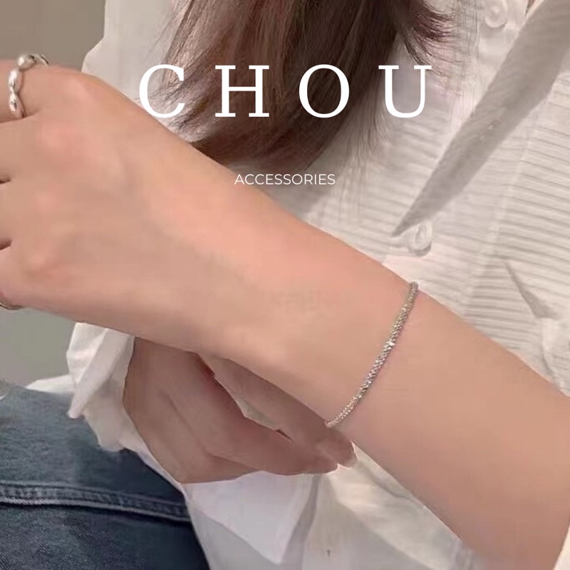 Vòng Tay, Lắc Tay Trơn Basic Lấp Lánh | CHOU ACCESSORIES |