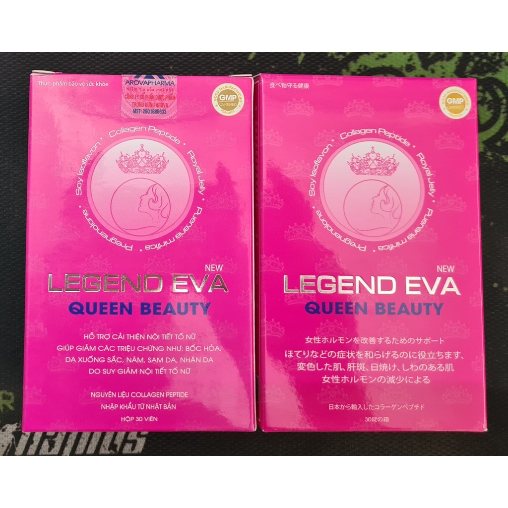 Nội tiết tố Legend Eva  - Bổ sung Tinh chất mầm đậu nành, Sâm tố nữ, Collagen giúp cân bằng nội tiết tố nữ