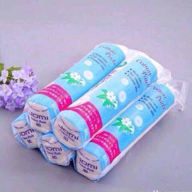 Bông tẩy trang Nhật Bản Jomi chính hãng 120 miếng Dùng để tẩy trang sau khi trang điểm