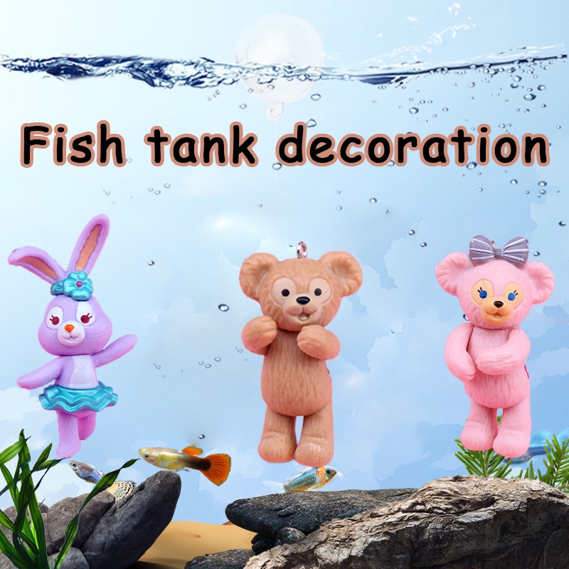 Mô Hình Búp Bê Thỏ Stika Duffy La Shirley Beauty Trang Trí Bể Cá