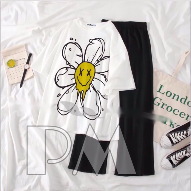 Sét áo hình và quần xuông