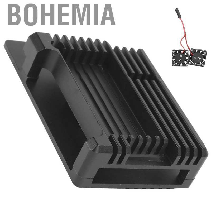 Quạt Tản Nhiệt Hợp Kim Nhôm Phong Cách Bohemian Cho Raspberry Pi 3 B Type 2b / 3b +