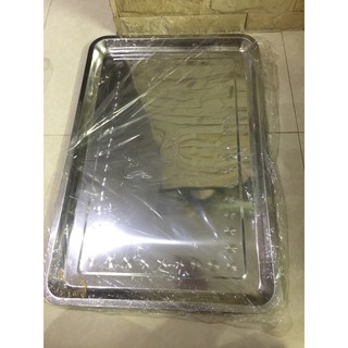 Mâm vuông inox 40x60x2