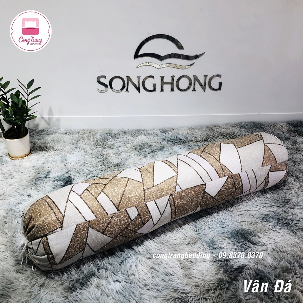 Vỏ gối ôm Cotton PL hoạt tính Nhiều Màu - Cotton Poly nhập Khẩu - Không Bai Xù, không phai màu (30cm x 100cm) | BigBuy360 - bigbuy360.vn