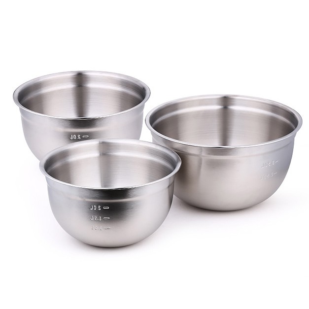 Thố đánh trứng inox 304 có vạch đo lường SSGP 0038
