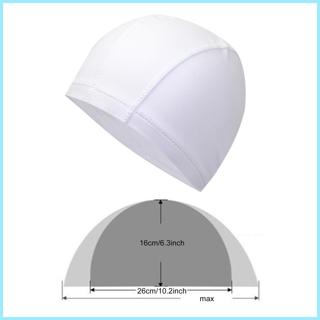 Mũ Bơi Chất Liệu PU Co Giãn Chống Thấm Nước Cho Nam Và Nữ