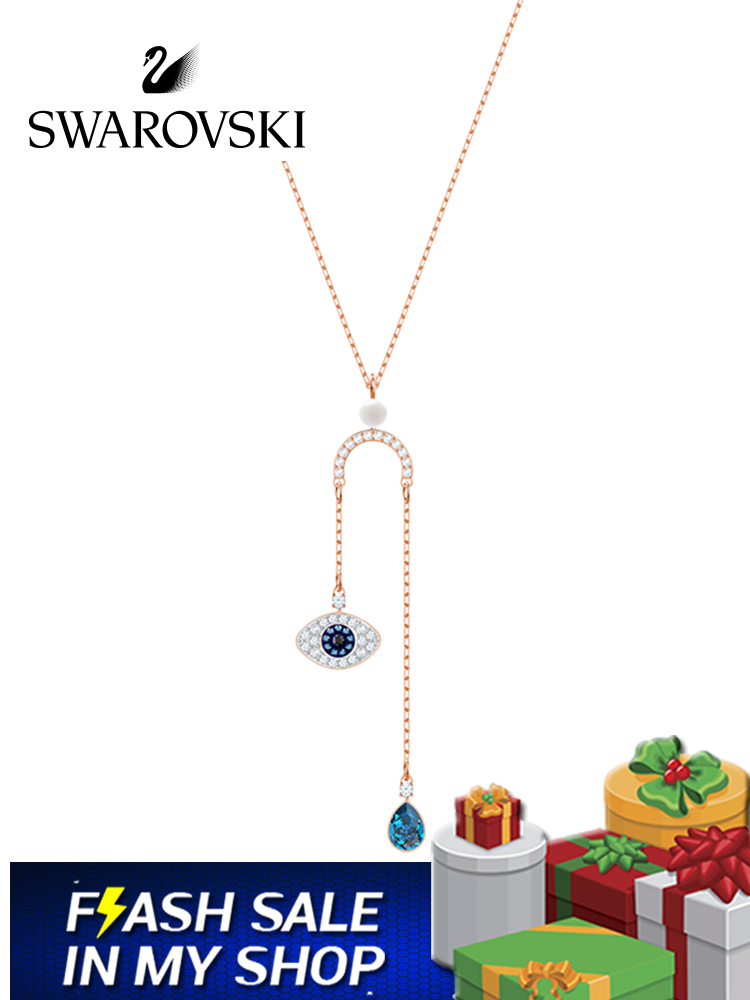 FLASH SALE 100% Swarovski Dây Chuyền Nữ SYMBOL Kiểu Y cổ điển thời trang FASHION Necklace trang sức đeo Trang sức