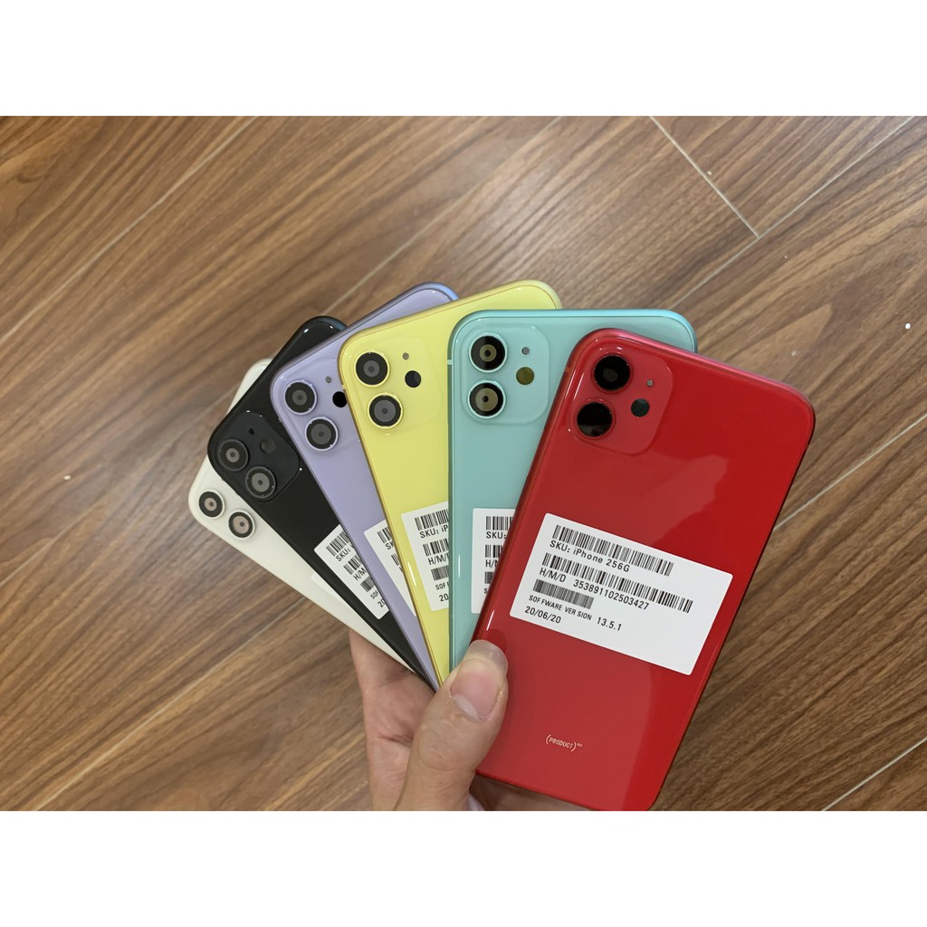 Vỏ zin ĐT táo 11 đủ màu